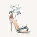 2025 Spring Summer New Style Butterfly High Heels Thin Heel Yellow Small Size Versatile Sexy One Strap Sandals Women_vogvips.com