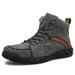 European Warm Series Men's Martin Outdoor Short High Top Work Chunky Shoes British Style Round Toe Large Leather Boots Size 4950_vogvips.com