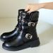 2025 Autumn Couple Matching British Style Short Brown Melad Knight Snow Western Elegant Martin Boots_vogvips.com