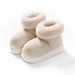 Thick-Soled For Women, Fleece-Lined Indoor Home Slippers With Heel, Maternity Cotton Shoes, Large Fur Mouth, Autumn_vogvips.com