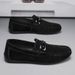 Unbeatable Quality Unbeatable Quality New Spring 2025 Bean For Lazy Men Driving Trendy Breathable Men's Casual Single Le Fu Shoes_vogvips.com