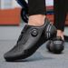 New Style Cycling Shoes With Locks, Double Buckle Lock Shoes, Men's And Women's Road Bicycle Power Shoes, Hard Bottom Mountain Bike Rubber Bottom_vogvips.com