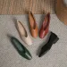 Woman Spring Casual Square Toe Low Soft Soled Lolita Flats Ballerina Red Female Elegant French Retro Buckle Mary Janes_vogvips.com