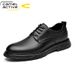 German Camel Dynamic Business Casual Men's British Pointed Toe Formal Work Groom Leather Shoes_vogvips.com