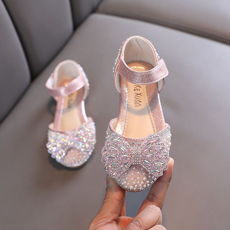 New Girls Little Big Bow Show Dance Shoes Princess_vogvips.com