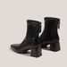 Women's Chunky Heel Ankle Boots 2025 Winter Women's Shoes Pointed Toe Mid-Heel Slim Boots French Style Brown Women's Mid-Calf Boot_vogvips.com