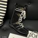 Women Boxing Boots Cowhide Version~5Cm Height-Increasing Thick-Soled Boxing For Women Upgraded Version Duck Hunting Belt Buckle Design_vogvips.com