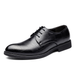 Men's Hollow Out Dress Leather Shoes Height Increasing Business Formal Shoes_vogvips.com