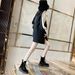 2022 Spring And Autumn Martin Boots For Women, Thick Heel, Waterproof, Durable, Round Toe, Mid-Calf, Suede, Waterproof_vogvips.com
