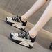 Platform Shoes Leather Hollow Out Women Summer 2025 New Retro Lightweight Height Increasing Casual Sneakers Thick Sole_vogvips.com