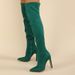 Women's Shoes Pointed Toe Fashion Outdoor Chunky Heel Inner Zipper Colorful Women's Boots 35 42_vogvips.com