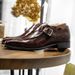 British Style Business Formal Leather For Men Low-top Pointed Buckle Monk Groom Wedding European And American Fashion_vogvips.com