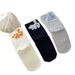 Original Cartoon Egg Cat Funny Socks Women's Tube Socks Ins Trendy Spring And Autumn Cotton Socks Cute Animal Boneless Socks_vogvips.com