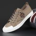 Euro Step Shiny Canvas Umbrella Ice Silk Breathable Cloth Shoes Low-top Lace-up Soft Sole Embroidered Trdy Casual Sneakers For_vogvips.com
