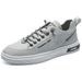 Summer Slim Men's New Breathable Little White Canvas One Step Board Sports, Leisure, Work Trendy Shoes_vogvips.com