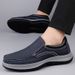 Men's Shoes Slip-on Casual Shoes Rubber Soft Sole Soft Leather Men's Casual Leather Shoes Dad Shoes_vogvips.com