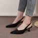 2025 Summer New Solid Color European And American Plus Size Pointed Toe Stiletto Sandals For Women, Versatile Fashion_vogvips.com