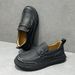Slip-On Men's Spring New Single Top Layer Cowhide Lightweight Soft Sole Casual Genuine Leather Versatile Lazy Shoes_vogvips.com