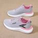 2024 Spring And Autumn New Casual Korean Style Trendy Sneakers Fashion Versatile Running Flat Women's Shoes_vogvips.com