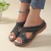 Women's Shoes New Style Sandals For Women Wedge Heel Ladies Large Size Slippers Mother Shoes Roman Style_vogvips.com