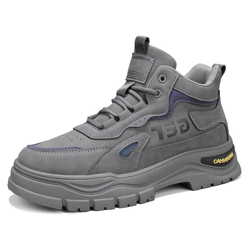Men's Shoes Autumn And Winter Work Boots High Top Retro Outdoor Men's Shoes Sports Casual Martin Boots Men's New Lace Up Trendy Short Boots_vogvips.com