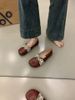 2042 New Round Toe With One Foot, Mary Jane Small Leather Women's That Are Not Tiring For Commuting, Grandma Flat Shoes,_vogvips.com