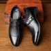 Men's Shoes Leather Shoes Men's Business Formal Wear Large Size Shoes _vogvips.com