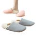 Autumn And Winter Velvet Bag And Cotton Mop Male And Female Couples Silent Soft Sole Silent Floor Shoes At Home Warm Cotton Slippers_vogvips.com