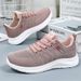 Women's Shoes Fly-woven Breathable Mesh Shoes Soft Sole Comfortable Casual Shoes Single Shoes Shallow Mouth Mother Shoes_vogvips.com