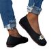 New Cross-border Round-toe Flat-soled For Women, Knitted Low-heel Soft-soled Nurse Mom Shoes, Loafers_vogvips.com
