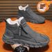 Winter Men's Shoes Fleece-Lined High-Top Martin Boots, Men's Non-Slip Wear-Resistant Work Site Shoes, Thickened Warm Cot_vogvips.com