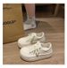 Women Platform Canvas Sneakers, Chunky Thick Sole Lace‑Up Low Top Shoes, Casual Height‑Increase Wedge Skate Shoes, Retro Big Toe Walking Shoes_vogvips.com