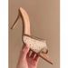Women's New Pointed-toe Sandals: Sexy & Chic French-style Rhinestone Thong Sandals For Summer Wear_vogvips.com