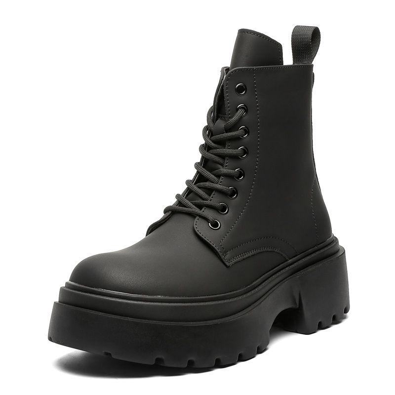 Vintage Lace-Up Tooling Boots Locomotive High Street Boots Men's Martin Boots_vogvips.com