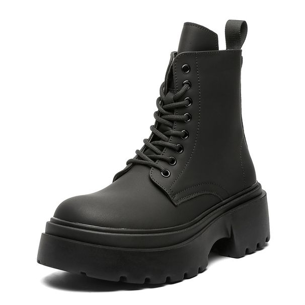 Vintage Lace-Up Tooling Boots Locomotive High Street Boots Men's Martin Boots_vogvips.com