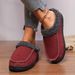 Women's Shoes Warm Suede Thick Autumn And Winter Indoor Half Covered With Home Cotton Slippers To Keep Warm In Winter_vogvips.com