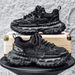 Dad 25 New Spring Summer Breathable Mesh Tire Thick Sole Height Increasing Trendy Men's Casual Sports Shoes_vogvips.com