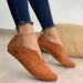 Women’s Shoes Rhinestones V Neck Casual Shoes Fashion Large Size 43 Shoes Flat Shoes Simple Slip On Shoes_vogvips.com