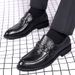 Suitable For All Seasons Men's Business Formal Casual Autumn New British Style Live Work Korean Version Slip-On Trendy Leather Shoes_vogvips.com