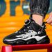 Platform sports shoes for men and women fashion youth high top basketball shoes for students outdoor casual men's shoes_vogvips.com