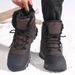 Men's Hiking Boots, Winter Snow Boots, Outdoor Leather, Waterproof Cotton Shoes_vogvips.com
