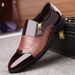 Men's British style business dress shoes Men's Breathable casual shoes Trend Breathable shoes men's plus-size work shoes_vogvips.com