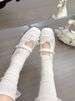 2026 Summer New Vintage Versatile Ballet Round-Toe Shallow Mary Jane Women's Casual Sports Flats Small Leather Shoes_vogvips.com