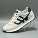 Agan Genuine Leather Mesh White Men Summer Breathable Thin Men's Sports Casual Trendy Running Shoes_vogvips.com