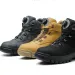 Men's Winter Fur Lined Hiking Waterproof Non Slip Rotary Buckle Snow Boots For Cold Weather Outdoor Daily Wear_vogvips.com