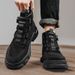 European Warm Series Rotating Button Yellow Autumn Winter New Leather High-top Windproof Outdoor Sports Fashion Martin Trendy Men's Boots_vogvips.com