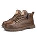 European Warm Series Men's Shoes 2025 New Autumn Winter High-top Fleece-lined Warm Martin Fashion British Style Casual Work Boots_vogvips.com