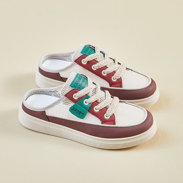 Little White Shoes Female Students Thick-soled Heightening Shoes Mesh Breathable Casual Board Shoes_vogvips.com
