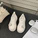 Versatile White Sneakers 2026 New Thick-soled Women's Casual Sports For Spring And Autumn, Height-increasing, High-end,_vogvips.com
