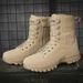 Military Enthusiast Outdoor Combat Boots, Outdoor Hiking Shoes, High-quality And High Top Tactical Boots, Desert Boots, Security Shoes_vogvips.com